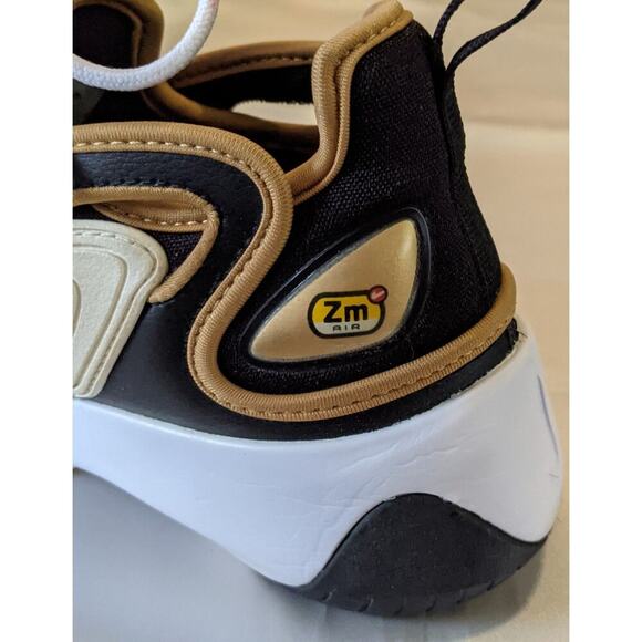 Nike Zoom 2K Women's Sneakers Casual Shoes Black/Metallic Gold AO0354-005 Size 6 - Picture 9 of 11
